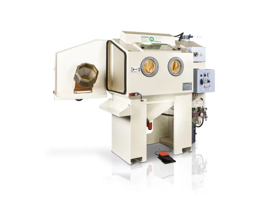 Norblast SD9B automatic basket sandblasting machine